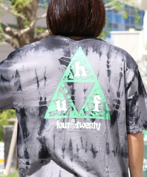 HUF SURESHOT TIEDYE T-SHIRT タイダイ半袖Tシャツ HUF ハフ Tシャツ 半袖 メンズ ヘイズ ブラッシュ タイダイ