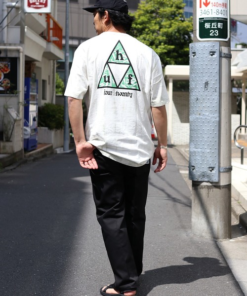 HUF（ハフ）の「HUF/ハフ OVERGROWN TT S/S TEE タイダイ柄半袖Tシャツ（Tシャツ/カットソー・メンズ・ブラック/ホワイト・XL/M/L）」の21枚目の写真