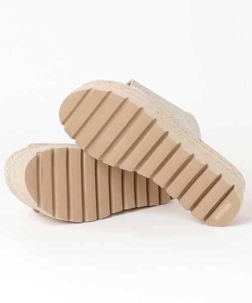 WEGO（ウィゴー）の「WEGO/ジュートソールサンダル（サンダル・レディース・ブラック/その他1/ゴールド・MEDIUM/LARGE）」の5枚目の写真