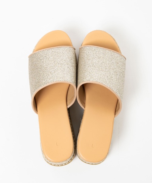 WEGO（ウィゴー）の「WEGO/ジュートソールサンダル（サンダル・レディース・ブラック/その他1/ゴールド・MEDIUM/LARGE）」の8枚目の写真