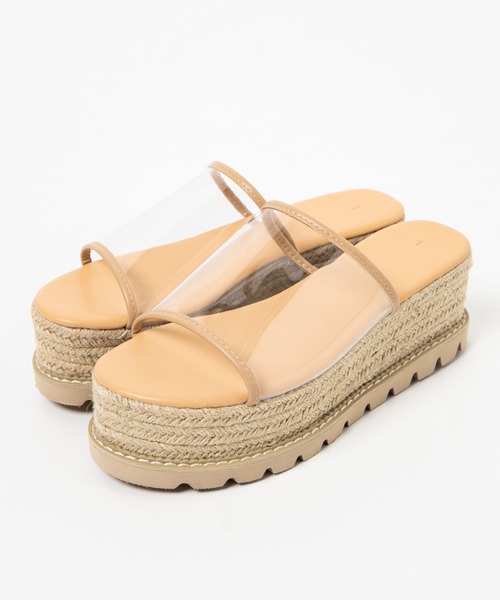 WEGO（ウィゴー）の「WEGO/ジュートソールサンダル（サンダル・レディース・ブラック/その他1/ゴールド・MEDIUM/LARGE）」の6枚目の写真