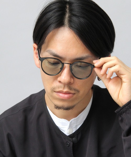 セール】コンビフレーム サングラス ボストンタイプ 伊達メガネ 鼻