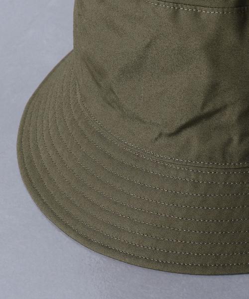 KIJIMA TAKAYUKI(キジマ タカユキ)の「<KIJIMA TAKAYUKI(キジマ タカユキ)> C/V HAT(ハット・メンズ・ブラック/オリーブ・2/3)」の5枚目の写真
