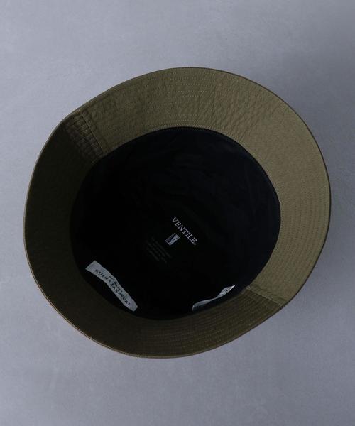 KIJIMA TAKAYUKI(キジマ タカユキ)の「<KIJIMA TAKAYUKI(キジマ タカユキ)> C/V HAT(ハット・メンズ・ブラック/オリーブ・2/3)」の6枚目の写真
