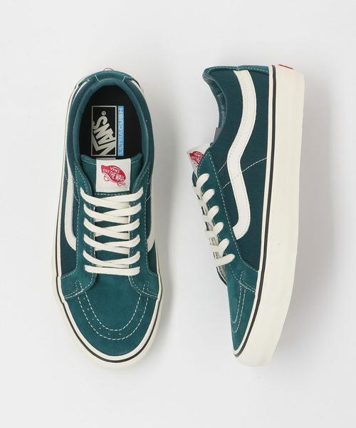 VANS（バンズ）の「＜VANS＞ SK8-LOW REISSUE SF/スケートロウ（スニーカー・メンズ・ネイビー/オレンジ・8h/9h/10/8/7h/9）」の2枚目の写真