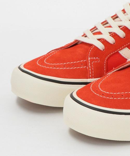 VANS（バンズ）の「＜VANS＞ SK8-LOW REISSUE SF/スケートロウ（スニーカー・メンズ・ネイビー/オレンジ・8h/9h/10/8/7h/9）」の7枚目の写真