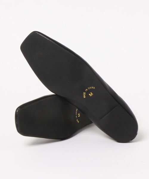 natural couture（ナチュラルクチュール）の「シャーリングバレエシューズ（バレエシューズ・レディース・ブラック/ブラウン/レンガ/パイソン・MEDIUM/LARGE）」の14枚目の写真