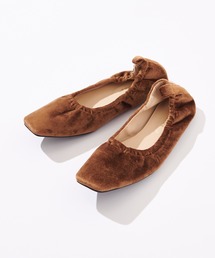 natural couture | シャーリングバレエシューズ(バレエシューズ)