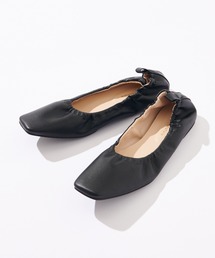 natural couture | シャーリングバレエシューズ(バレエシューズ)