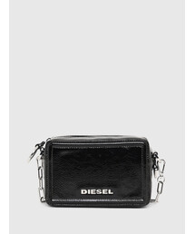 DIESEL | レディース メタリックレザー ミニクロスボディバッグ(ショルダーバッグ)