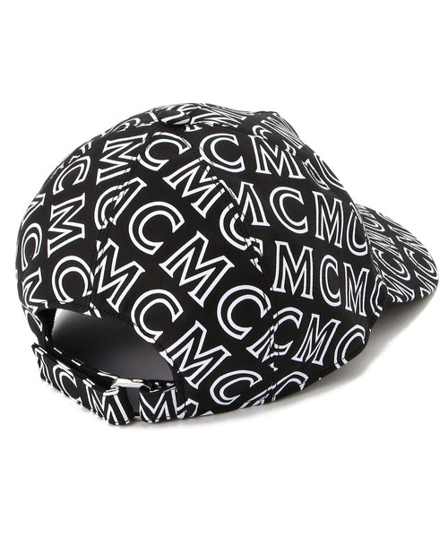 MCM（エムシーエム）の「MCM/エムシーエム/モノグラム コットンキャップ（キャップ・レディース・ブラック・FREE）」の6枚目の写真