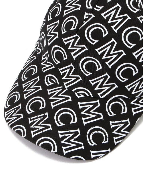 MCM（エムシーエム）の「MCM/エムシーエム/モノグラム コットンキャップ（キャップ・レディース・ブラック・FREE）」の8枚目の写真