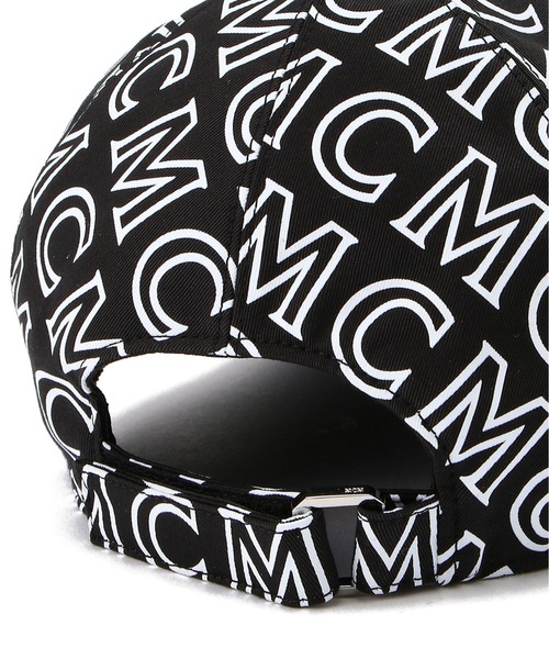 MCM（エムシーエム）の「MCM/エムシーエム/モノグラム コットンキャップ（キャップ・レディース・ブラック・FREE）」の9枚目の写真