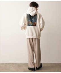 JUNRED | アートグラフィックルーズプルパーカー(パーカー)