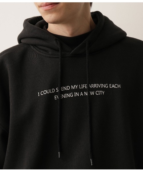 JUNRED(ジュンレッド)の「アートグラフィックルーズプルパーカー(パーカー・メンズ・ホワイト/ブラック/パープル・M/L)」の12枚目の写真