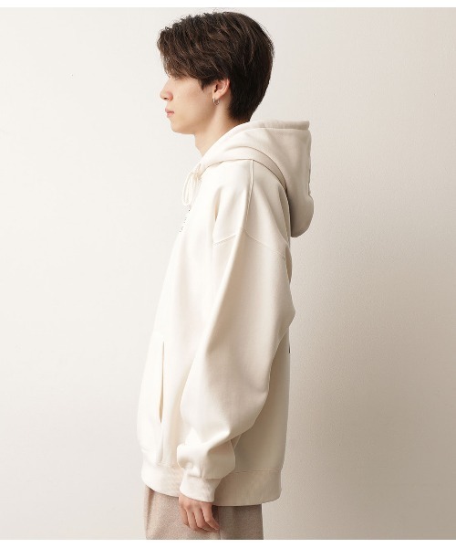 JUNRED(ジュンレッド)の「アートグラフィックルーズプルパーカー(パーカー・メンズ・ホワイト/ブラック/パープル・M/L)」の17枚目の写真