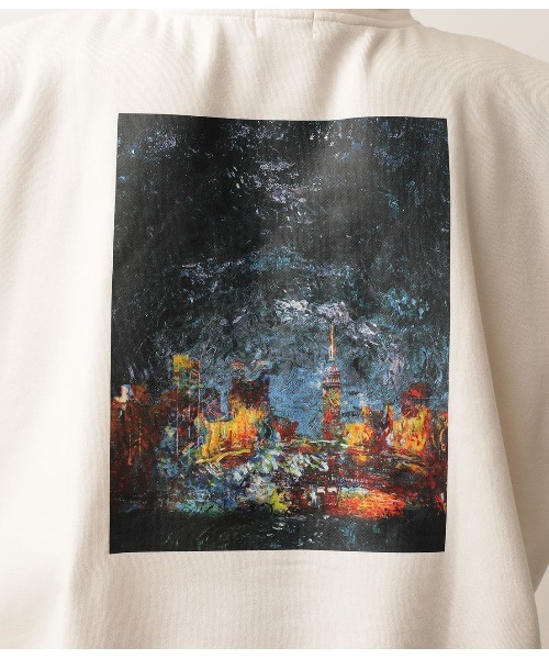 JUNRED(ジュンレッド)の「アートグラフィックルーズプルパーカー(パーカー・メンズ・ホワイト/ブラック/パープル・M/L)」の19枚目の写真