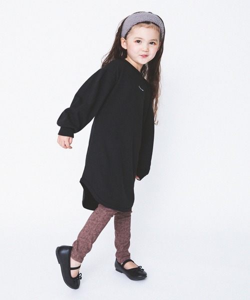 BRANSHES（ブランシェス）の「ワンポイントロゴワンピース（ワンピース・キッズ・ブラック/オリーブ・90cm/110cm/100cm/120cm/130cm/140cm/150cm）」の20枚目の写真