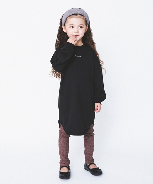 BRANSHES（ブランシェス）の「ワンポイントロゴワンピース（ワンピース・キッズ・ブラック/オリーブ・90cm/110cm/100cm/120cm/130cm/140cm/150cm）」の21枚目の写真