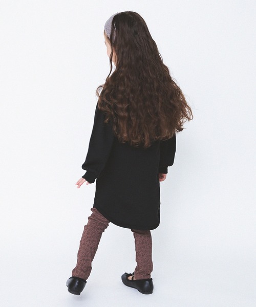 BRANSHES（ブランシェス）の「ワンポイントロゴワンピース（ワンピース・キッズ・ブラック/オリーブ・90cm/110cm/100cm/120cm/130cm/140cm/150cm）」の22枚目の写真