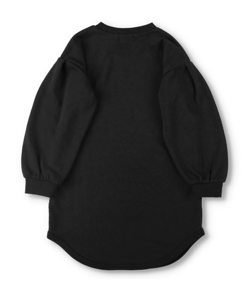 BRANSHES（ブランシェス）の「ワンポイントロゴワンピース（ワンピース・キッズ・ブラック/オリーブ・90cm/110cm/100cm/120cm/130cm/140cm/150cm）」の4枚目の写真