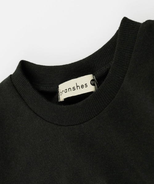 BRANSHES（ブランシェス）の「ワンポイントロゴワンピース（ワンピース・キッズ・ブラック/オリーブ・90cm/110cm/100cm/120cm/130cm/140cm/150cm）」の5枚目の写真