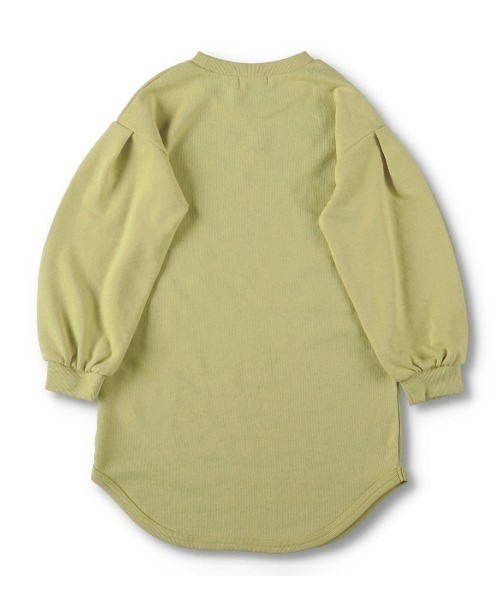 BRANSHES（ブランシェス）の「ワンポイントロゴワンピース（ワンピース・キッズ・ブラック/オリーブ・90cm/110cm/100cm/120cm/130cm/140cm/150cm）」の9枚目の写真