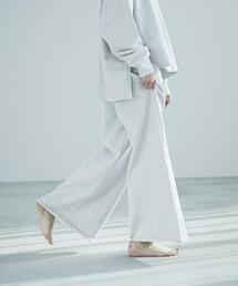 FEELING MADE | 【WEB限定】FEELING MADE エアリースウェット ワイドパンツ（スウェットパンツ・セットアップ対応・UVカット）(スウェットパンツ)