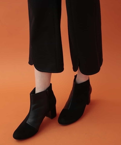 Jocomomola(ホコモモラ)の「起毛ポンチスリットパンツ(その他パンツ・レディース・ブラック/ベージュ・40/42)」の8枚目の写真