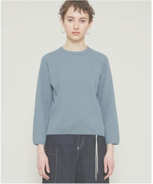 BATONER(バトナー)】ハイカウントリブクルーネック BN-21SL-017