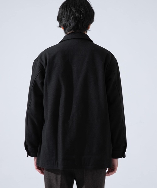 URBAN RESEARCH ROSSO MEN（アーバンリサーチロッソメン）の「ウールメルトンショートコート（その他アウター・メンズ・ブラック/ネイビー/グレー・SMALL/MEDIUM/LARGE/X-LARGE）」の19枚目の写真