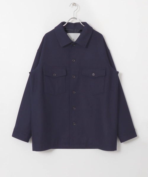 URBAN RESEARCH ROSSO MEN（アーバンリサーチロッソメン）の「ウールメルトンショートコート（その他アウター・メンズ・ブラック/ネイビー/グレー・SMALL/MEDIUM/LARGE/X-LARGE）」の13枚目の写真