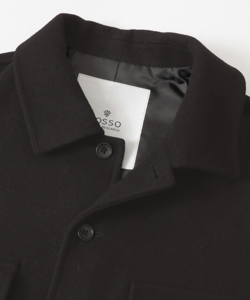 URBAN RESEARCH ROSSO MEN（アーバンリサーチロッソメン）の「ウールメルトンショートコート（その他アウター・メンズ・ブラック/ネイビー/グレー・SMALL/MEDIUM/LARGE/X-LARGE）」の5枚目の写真