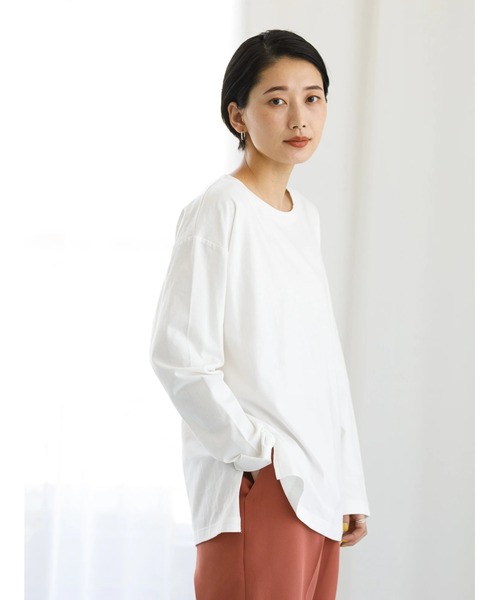 koe(コエ)の「SETメッシュプルオーバー&ロンT(Tシャツ/カットソー・レディース・ベージュ/ミント/アイボリー・FREE)」の9枚目の写真