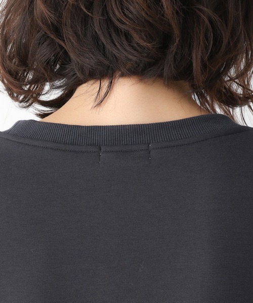 LEPSIM（レプシィム）の「スリットキレイ見えプルオーバー　928765（スウェット・レディース・チャコールグレー/ミント/オレンジ/グレイッシュベージュ・FREE）」の6枚目の写真