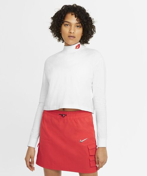 ナイキ スポーツウェア ウィメンズ ロングスリーブ モック Tシャツ Nike Tシャツ カットソー Nike ナイキ のファッション通販 Zozotown