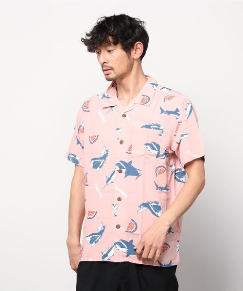 ANTIBAL（アンティバル）の「ANTIBAL/アンティバル 半袖シャツ 212AN1SH003（シャツ/ブラウス・メンズ・ブラック/ピンク/ブラック系その他・M/L）」の3枚目の写真