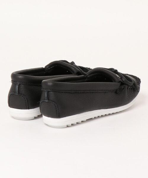 Minnetonka(ミネトンカ)の「【MINNETONKA】ミネトンカ KILTY PLUS/キルティプラス モカシン 表革(モカシン/デッキシューズ・レディース・ホワイト/ブラック・6/8/5/7)」の7枚目の写真