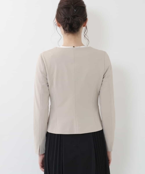 OFUON（オフオン）の「【機能性素材/洗濯機で洗える】ノーカラー  