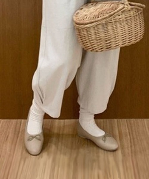 Samansa Mos2(サマンサ モスモス)の「プレーンバレエシューズ(バレエシューズ・レディース・シルバー/ベージュ/ブラック・MEDIUM/LARGE)」の3枚目の写真