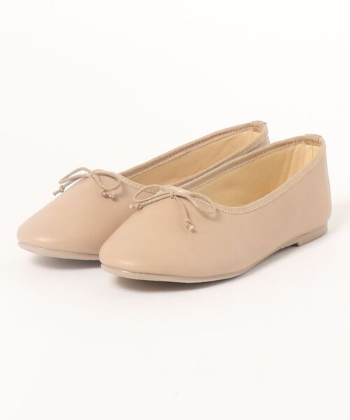 Samansa Mos2(サマンサ モスモス)の「プレーンバレエシューズ(バレエシューズ・レディース・シルバー/ベージュ/ブラック・MEDIUM/LARGE)」の7枚目の写真