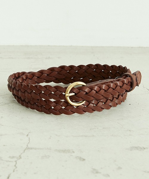 ONIGIRI(オニギリ)の「【一部店舗限定】 メッシュベルト(ベルト・レディース・ホワイト/ブラウン・FREE)」の2枚目の写真