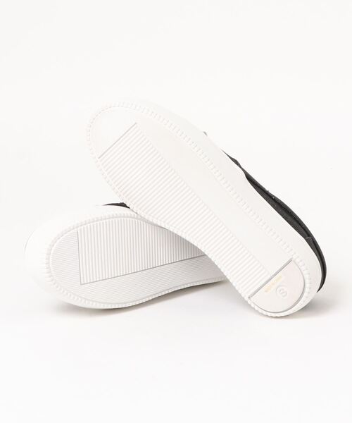 Bridget Birkin（ブリジットバーキン）の「ワッペンスリッポンスニーカー(55020R)（スリッポン・レディース・ブラック/シルバー/ゴールド・S/M/LL/L）」の4枚目の写真