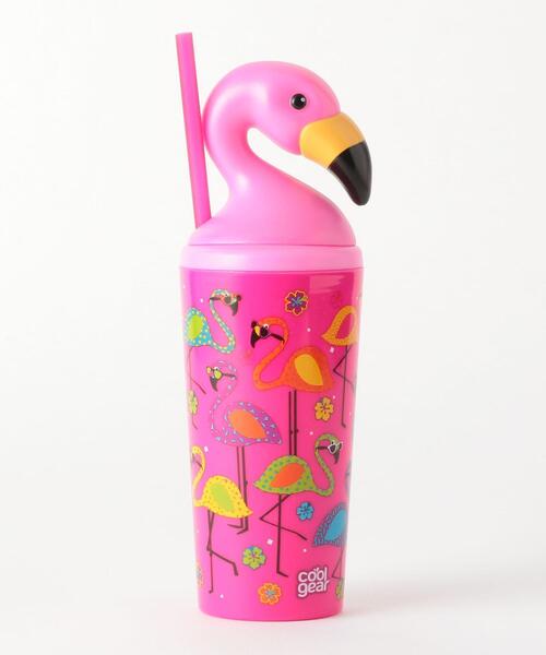 green label relaxing（グリーンレーベルリラクシング）の「フラミンゴタンブラー（グラス/マグカップ/タンブラー・キッズ・ピンク・FREE）」の4枚目の写真