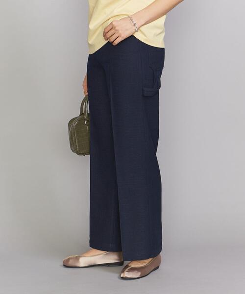 BEAUTY&YOUTH UNITED ARROWS（ビューティーアンドユースユナイテッドアローズ）の「BY ハウンドトゥースペインターパンツ（その他パンツ・レディース・ベージュ/ネイビー/グレー・LARGE/MEDIUM/SMALL）」の3枚目の写真