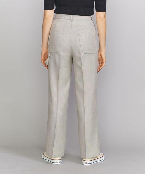 BEAUTY&YOUTH UNITED ARROWS（ビューティーアンドユースユナイテッドアローズ）の「BY ハウンドトゥースペインターパンツ（その他パンツ・レディース・ベージュ/ネイビー/グレー・LARGE/MEDIUM/SMALL）」の6枚目の写真