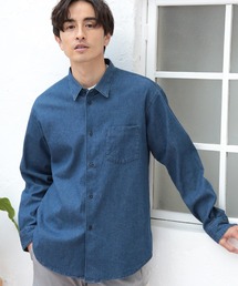 4.5ozストレッチデニムシャツ