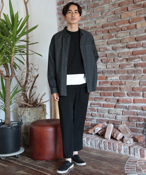 UNION STATION(ユニオンステーション)の「4.5ozストレッチデニムシャツ(シャツ/ブラウス・メンズ・ブルー/ブラック・L/LL/M/S)」の15枚目の写真