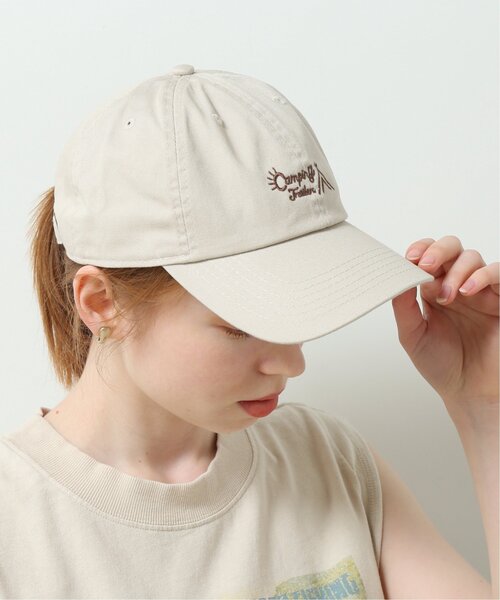 DOUBLE NAME（ダブルネーム）の「NEW HATTAN刺繍CAP（テント）（キャップ・レディース・ブラック/ベージュ/オレンジ/グリーン・FREE）」の2枚目の写真