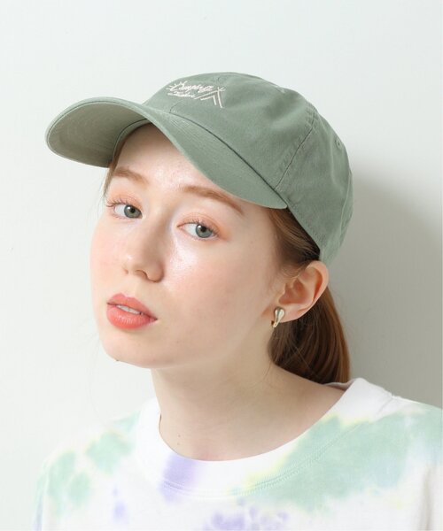 DOUBLE NAME（ダブルネーム）の「NEW HATTAN刺繍CAP（テント）（キャップ・レディース・ブラック/ベージュ/オレンジ/グリーン・FREE）」の3枚目の写真